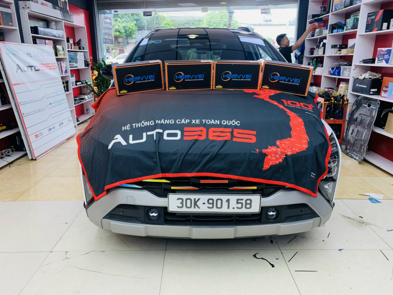 Độ đèn nâng cấp ánh sáng Độ đèn nâng cấp ánh sáng Nâng cấp bi pha Henvvei H1 Pro , cho Hyundai Stargazer